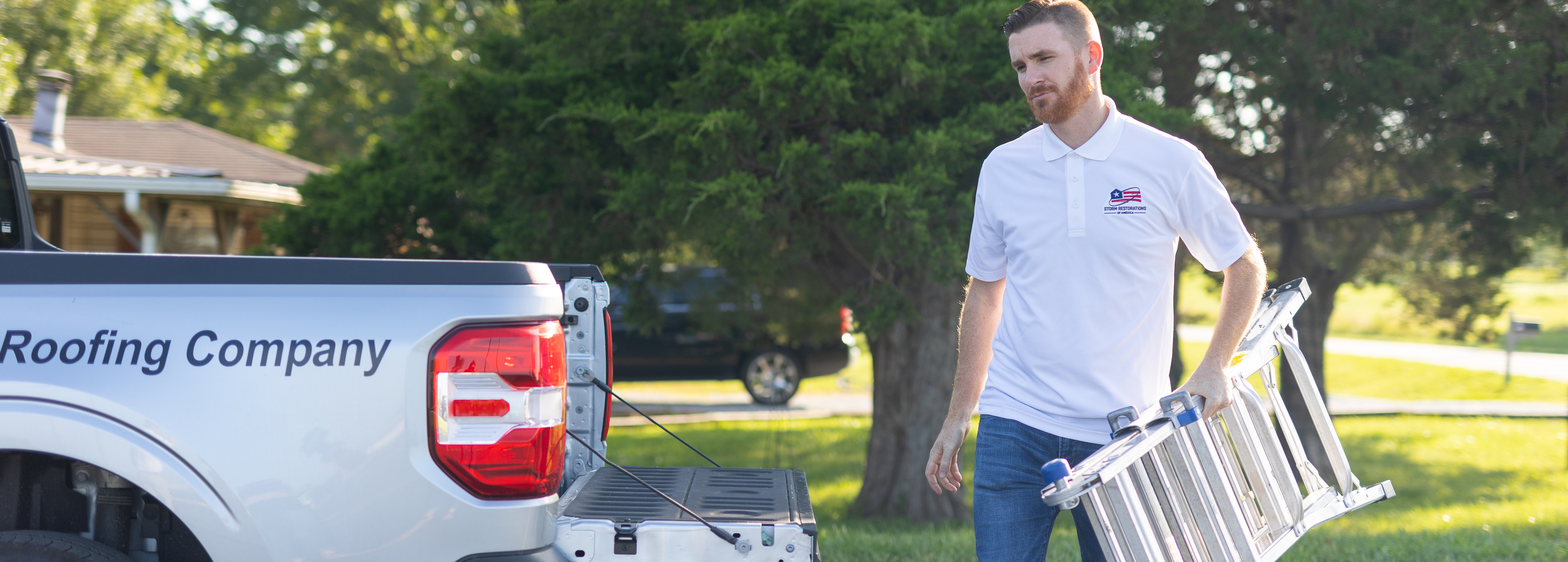 SRA Roofing team at work